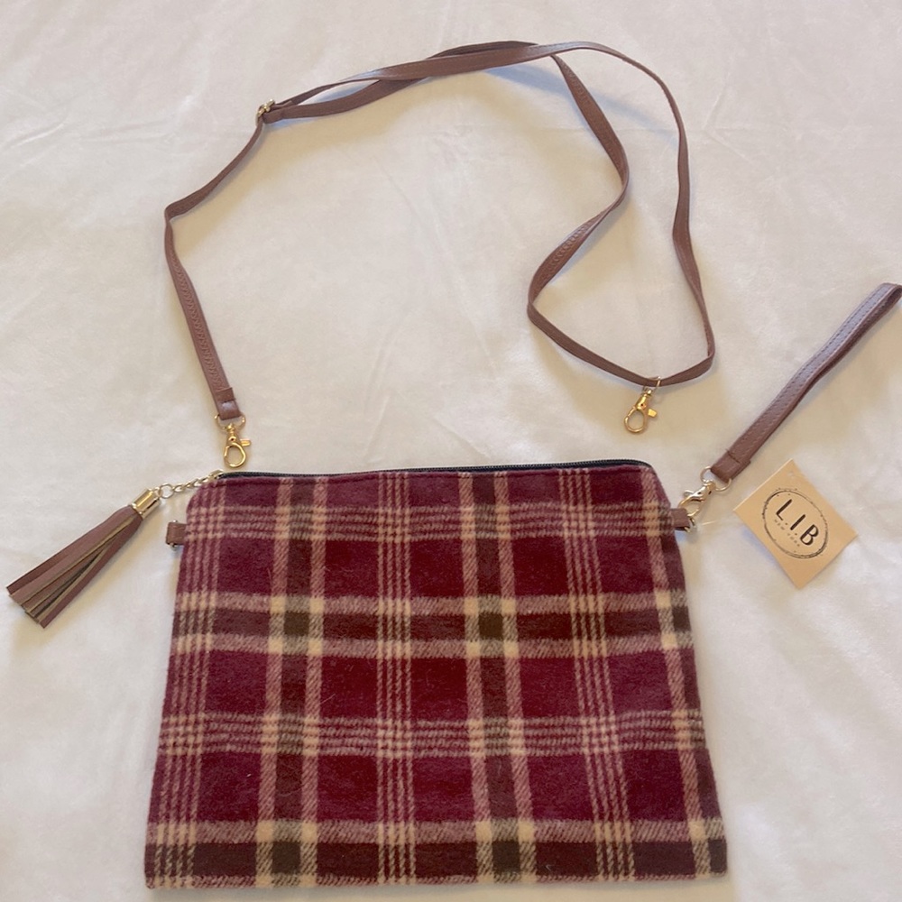 L.I.B flannel purse.